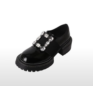 ビジューデザインローファー