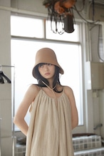 DU250530 linen pleats camisole one piece【残り僅か】