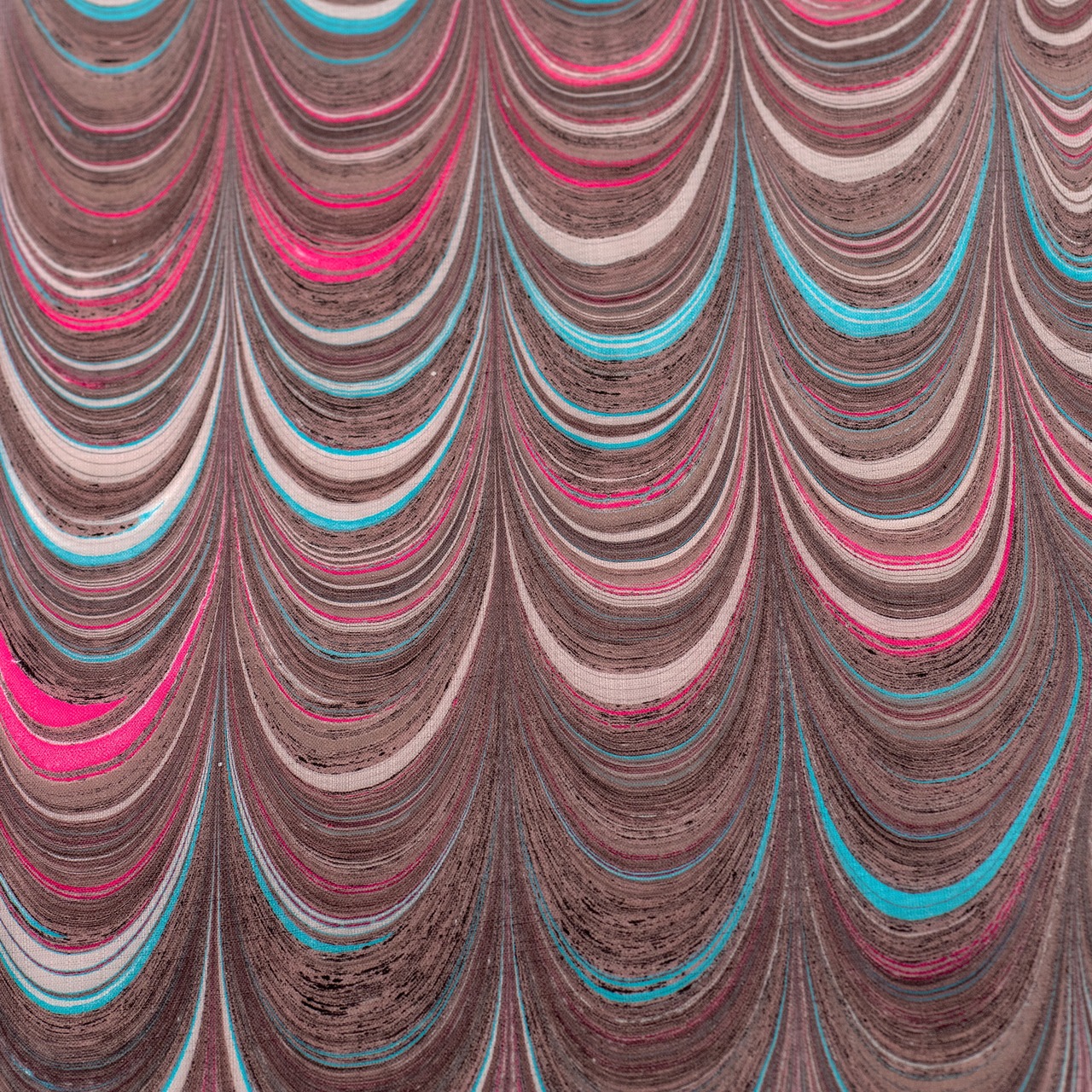 リバーシブル半巾帯 ❤︎［bitter chocolat framboise］ピーコック×マーブル