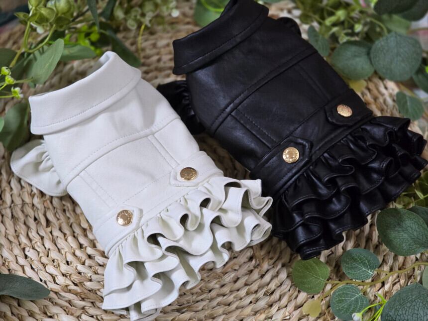 《即納》№LM0003 ジェニーレザー3段ワンピース