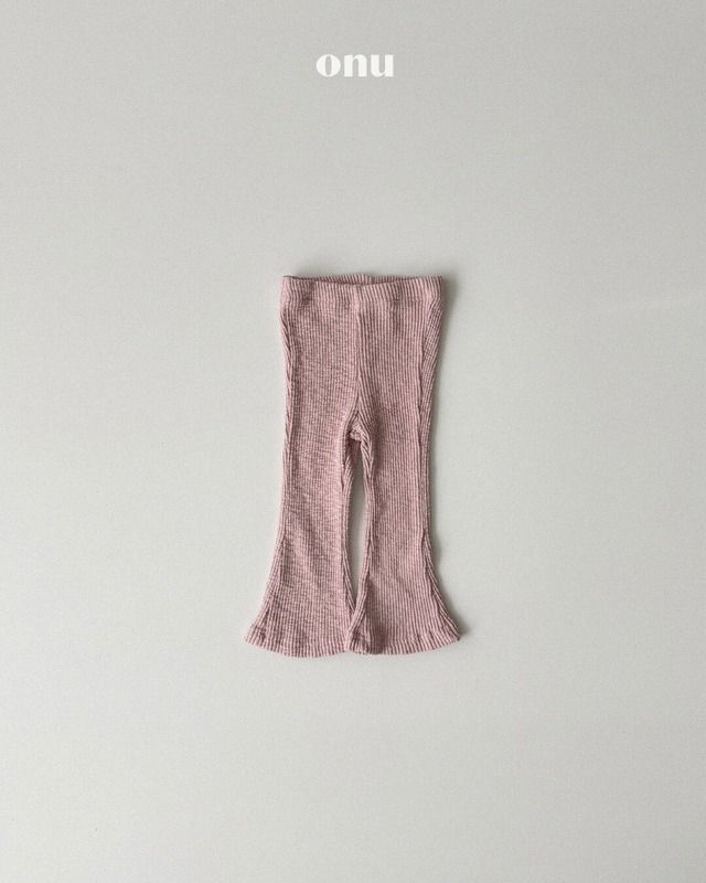 予約⌇onu/ Ribbed spandex pants
