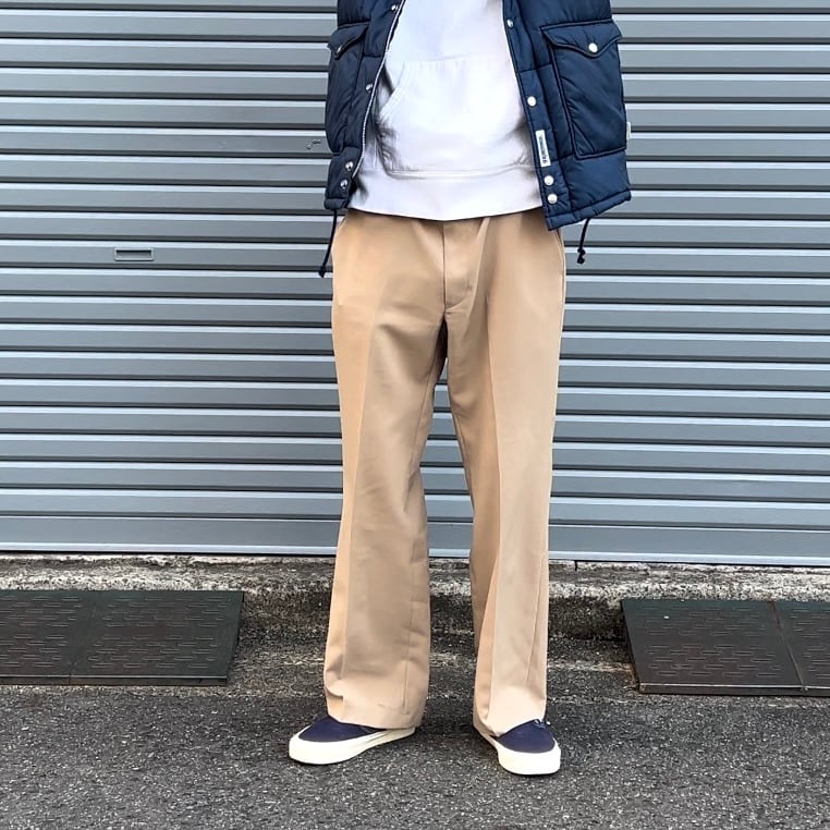 80's Levi's ACTION SLACKS TALON USA ベージュ