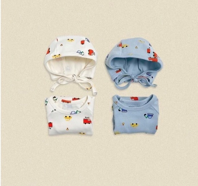 〚予約〛Car suit_Bonet set <baby>