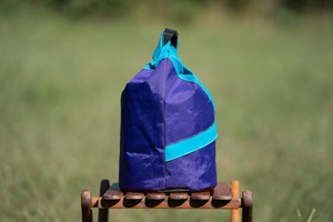 マルチポーチ Journey pouch パープル×ターコイズブルー