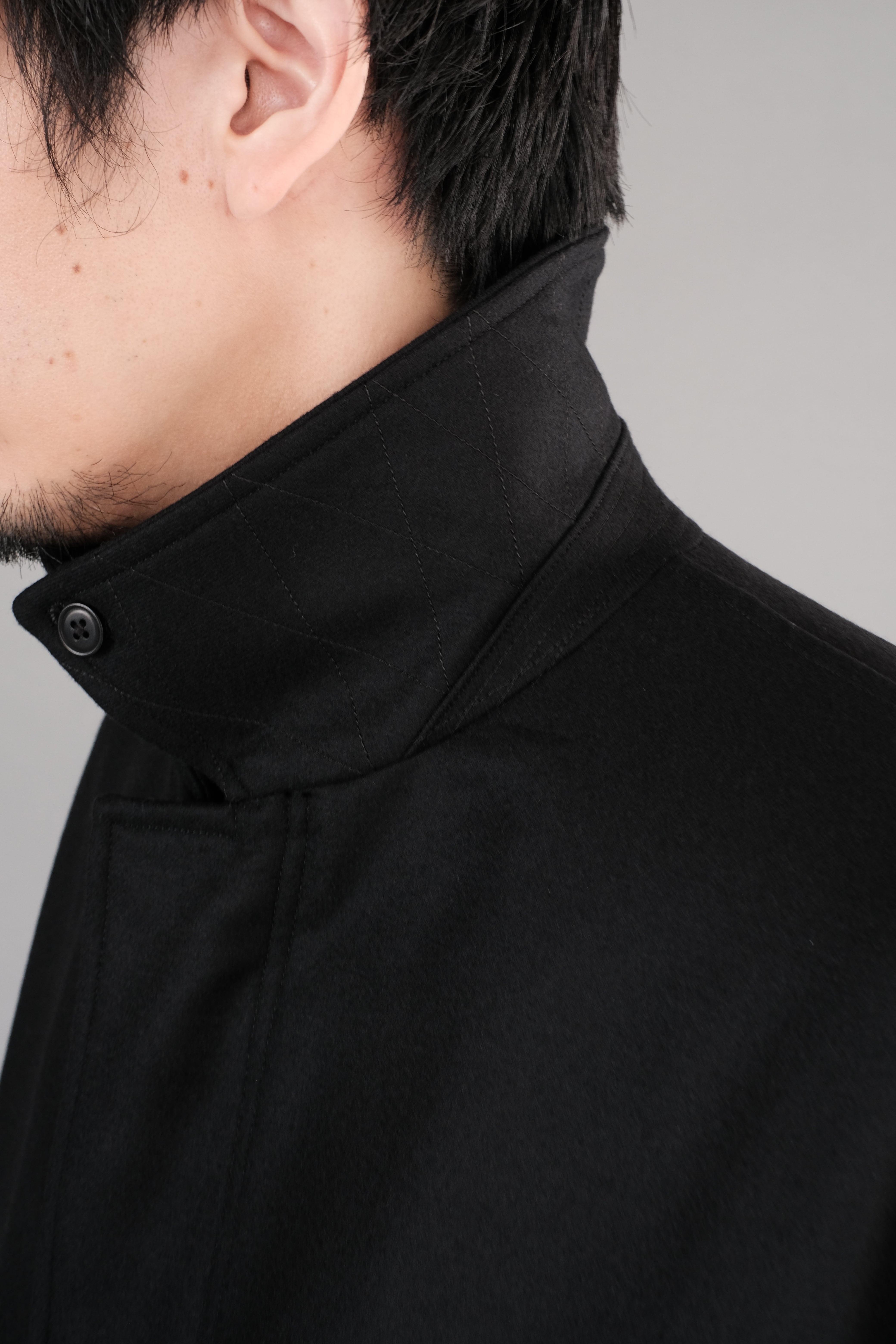 ULTERIOR / SUPER FINE LIGHT MELTON B/C FIELD COAT | LIVING