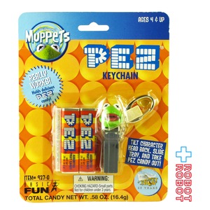 PEZ マペッツ カーミット ミニ キーチェーン 2001 未開封