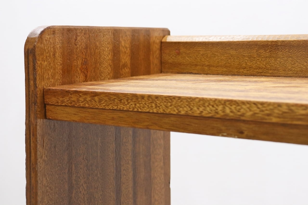 レトロ ラワン 無垢材 本棚 シェルフ 飾り棚 食器棚 ヴィンテージ 沼津店】レトロ ラワン 無垢材 本棚 シェルフ 飾り棚 食器棚