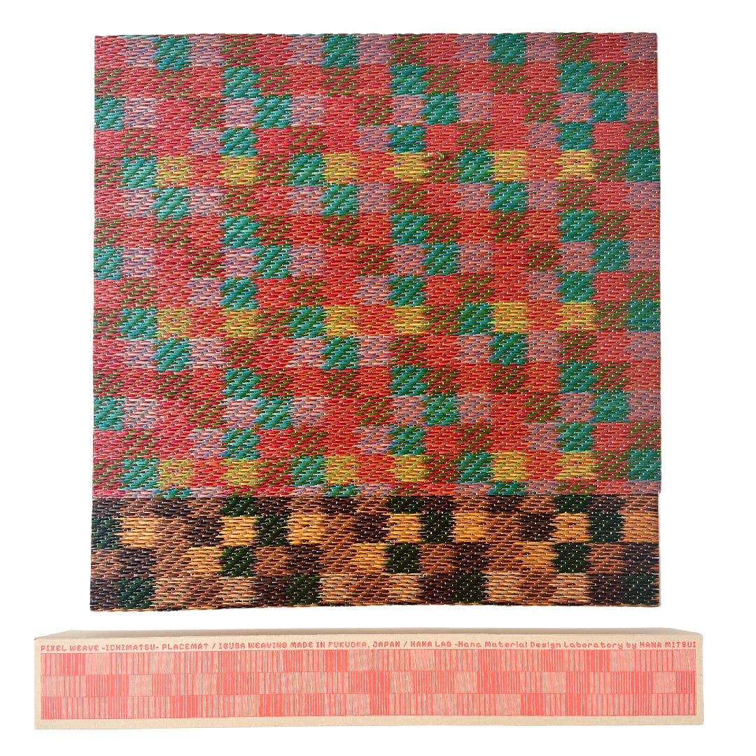 GIFT BOX | PIXEL WEAVE-ICHIMATSU- Placemat 【IGUSA PROJECT】