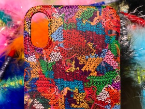 Cross stitch Smartphone case ◎ Matte coated