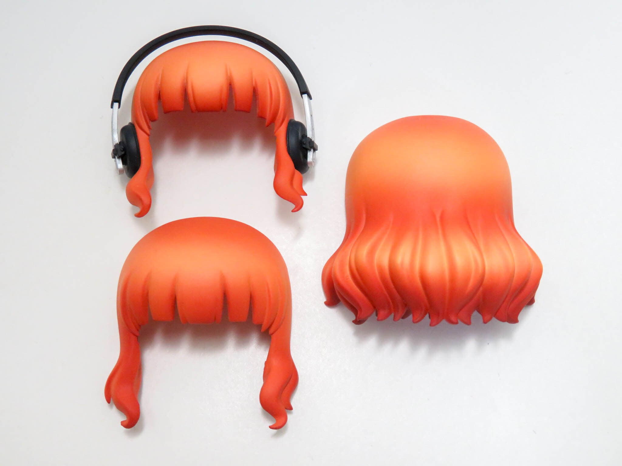 再入荷(A−ランク)【434】 武部沙織 髪パーツ セミロング ねんどろいど