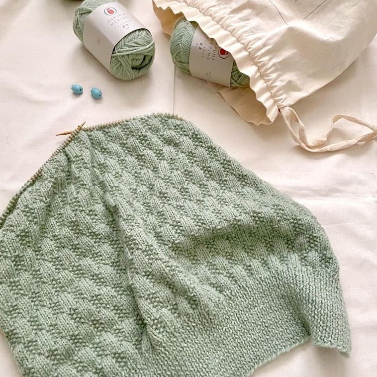 ミモザ模様のセーター | Jul Knitting キット | ［hus:］フース