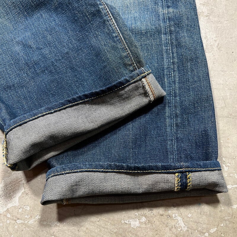 60's 70's LEVI'S リーバイス 505 デニム Big E 並行ステッチ 刻印8 42TALON リペア 色落ち良好 ウエスト実寸W36  USA製 希少 ヴィンテージ BA-2267 RM2686H | agito vintage powered by BASE