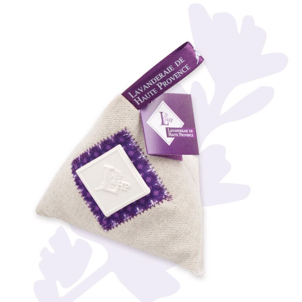 ラベンダークッションピラミッド型 ディフーザー付き