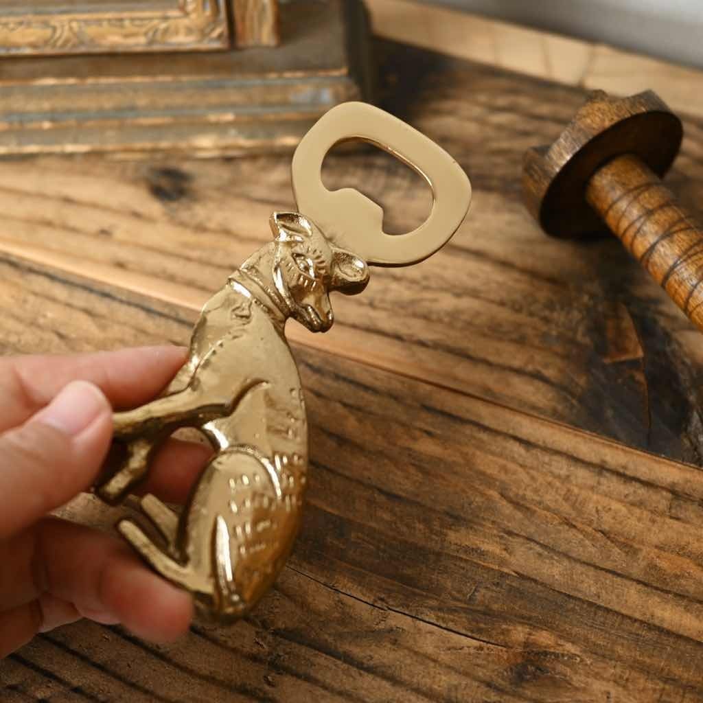 古*〼様 アンティーク 栓抜き オープナー ドッグ｜ヴィンテージ みたいな 犬 栓抜き アンティーク調
