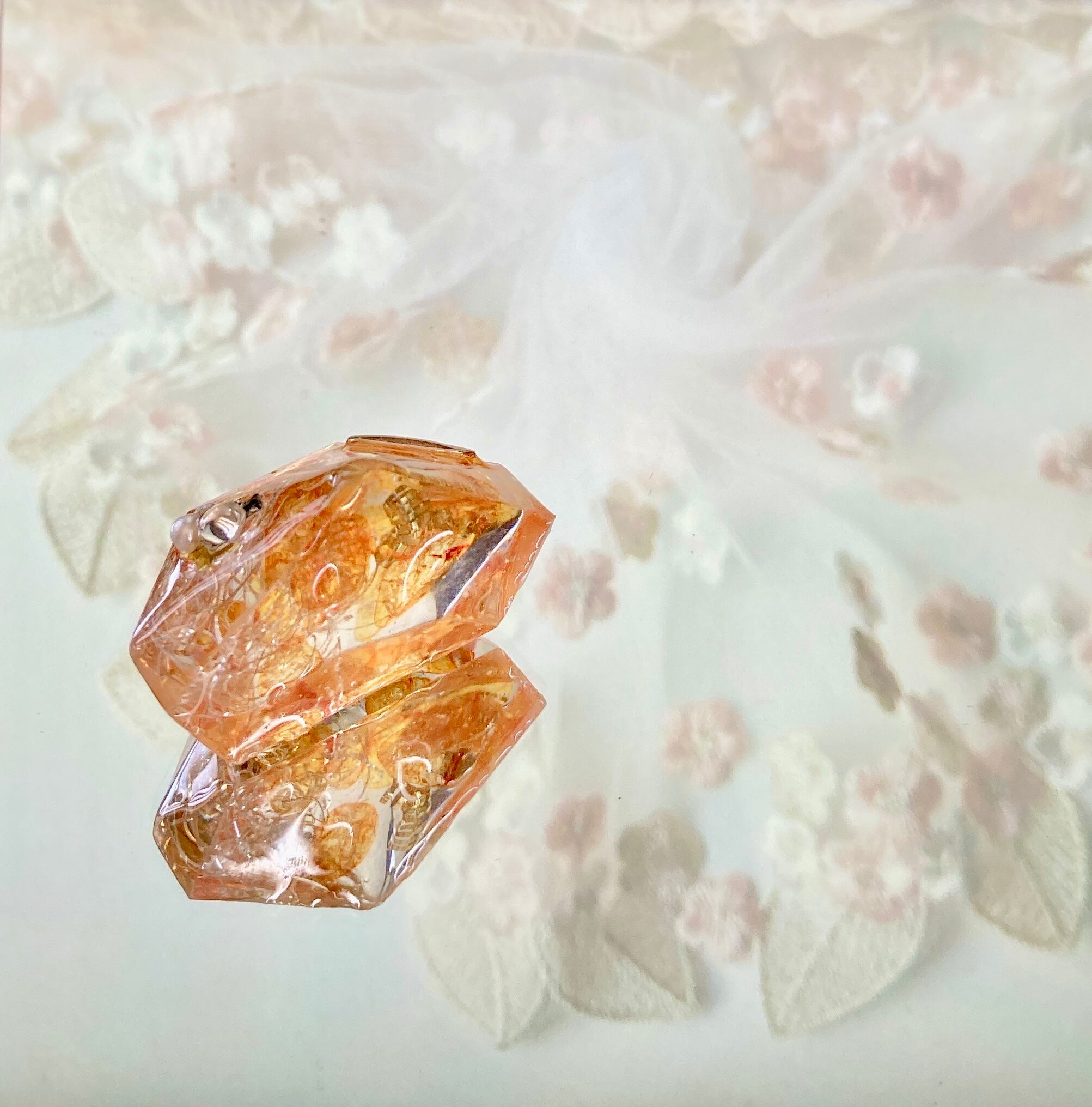 ダイヤモンド型オルゴナイト(オレンジ水晶) | LampLight
