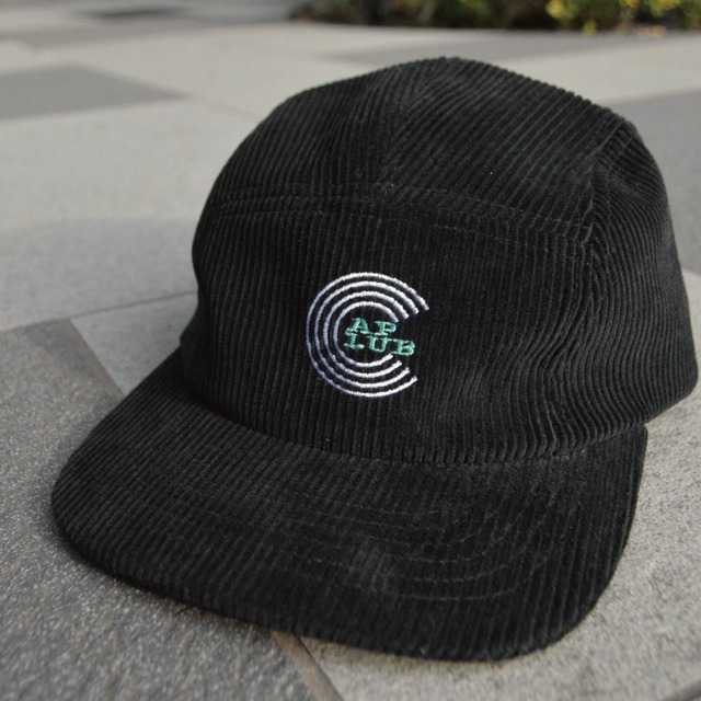 CAP CLUB LOGO corduroy cap (BLACK)