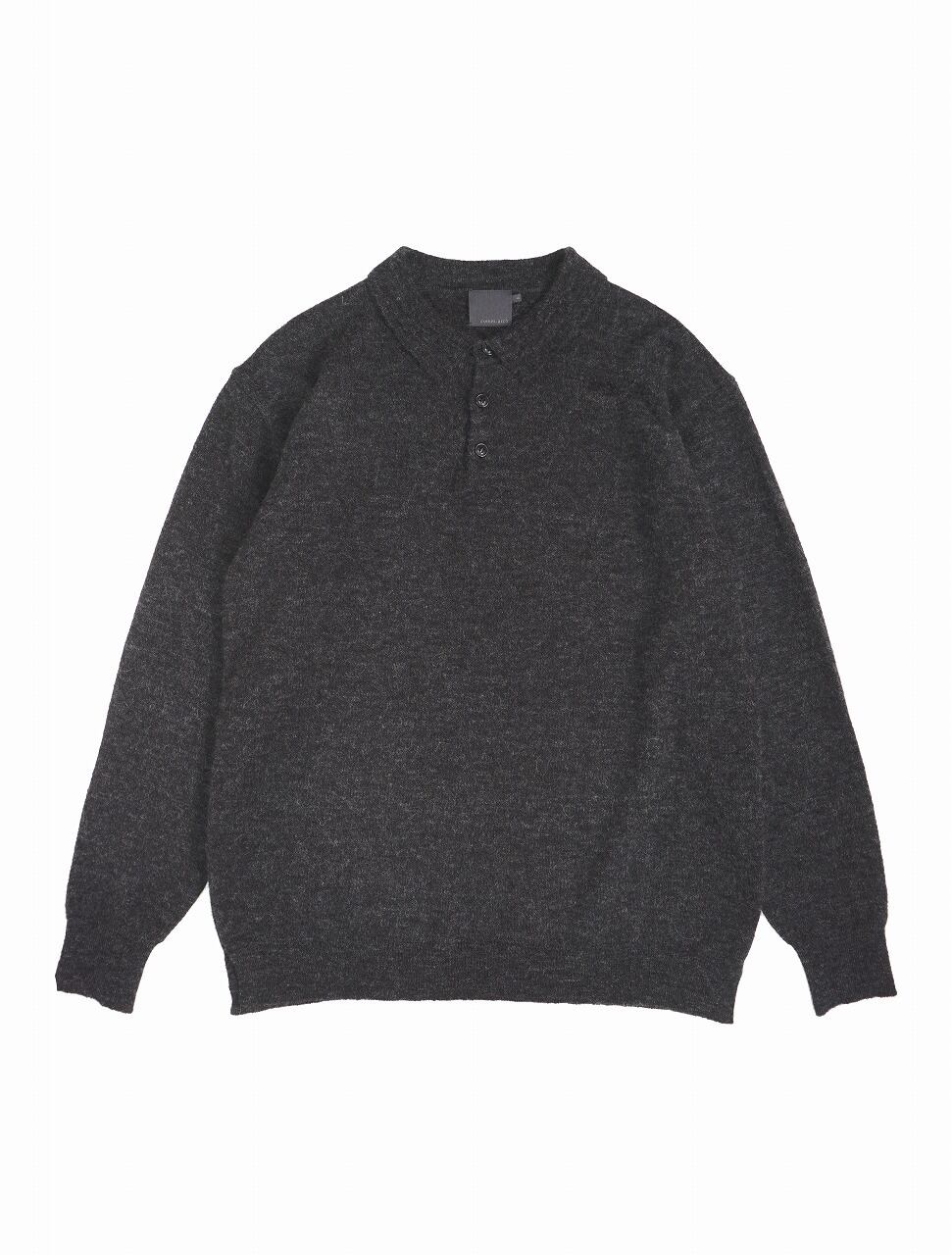 Alpaca Wool Smooth Knitted Polo