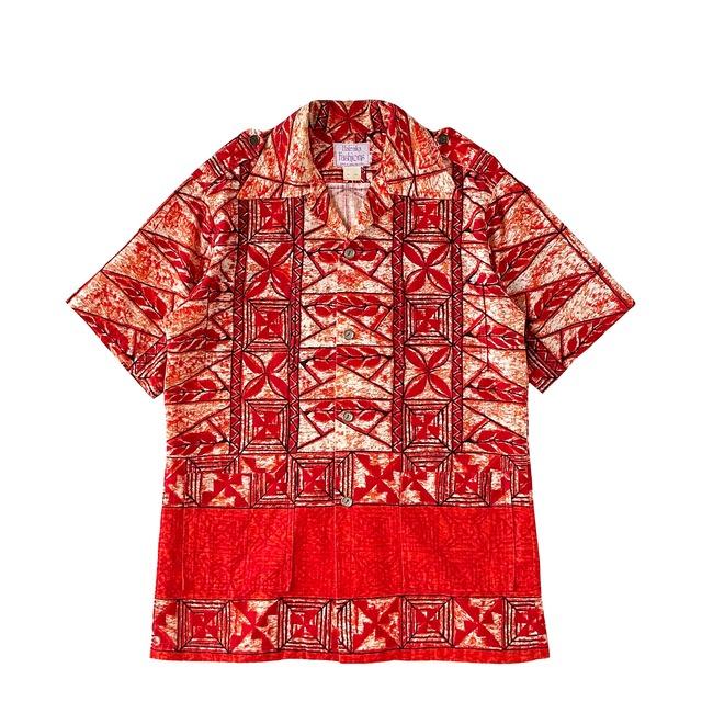 70's Vintage USED Aloha shirt / Hale aka Fashions / size L
