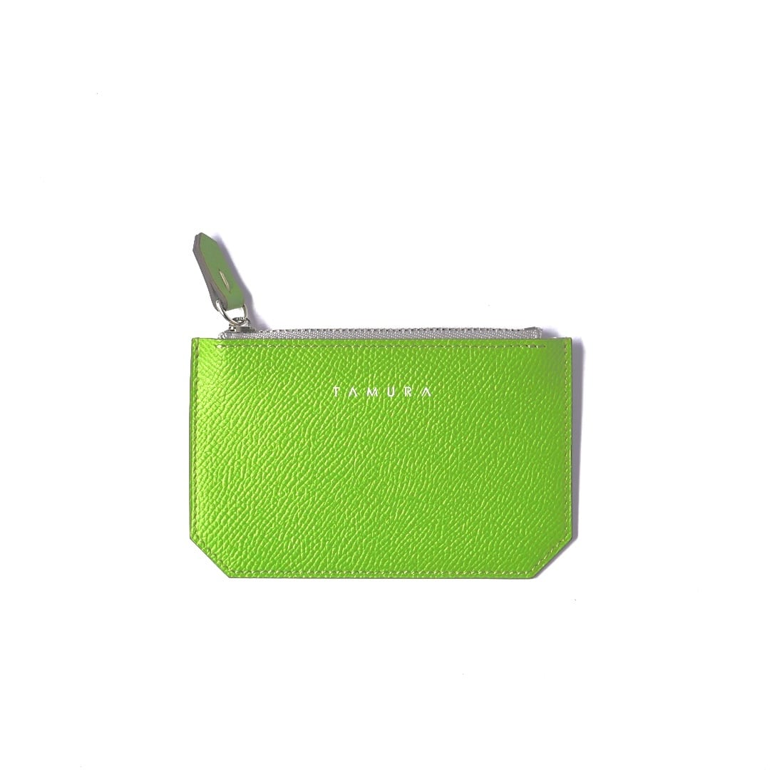 ファスナーコインケース ＜Scutum＞・アップルグリーン | TAMURA