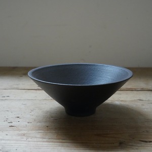 　黒釉5寸鉢　