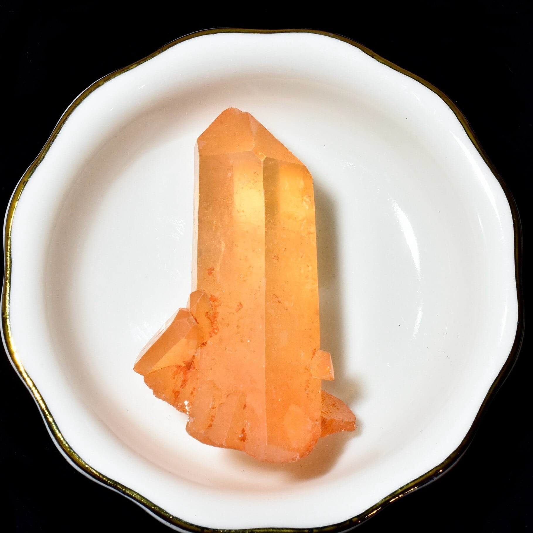 希少》オレンジレッドレムリアンシードクリスタル ポイント 1個売り