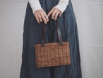 Akebi × Leather Basket bag