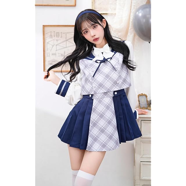 在庫セール』[Malymoon] コスプレ 制服 スクールガール セーラー服