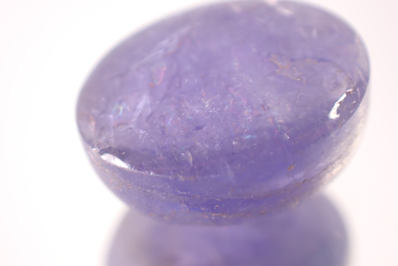 【研磨セット】未研磨タンザナイト　7.72ct　[D11‐62]