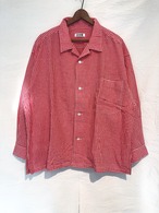 Old ISSEY MIYAKE Open Collar Gingham Check Shirt