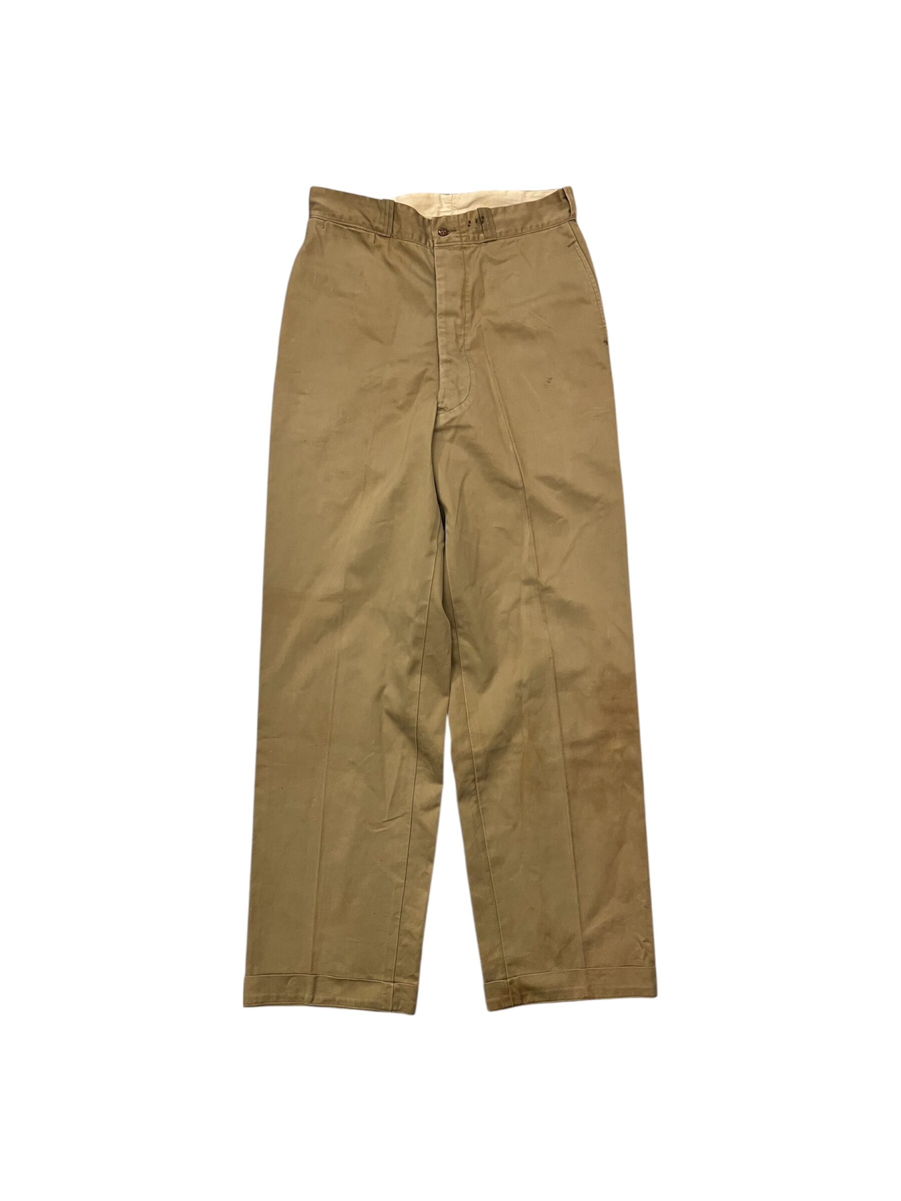 50s〜60s US Navy White Utility Trousers 50年代〜60年代 米軍実物
