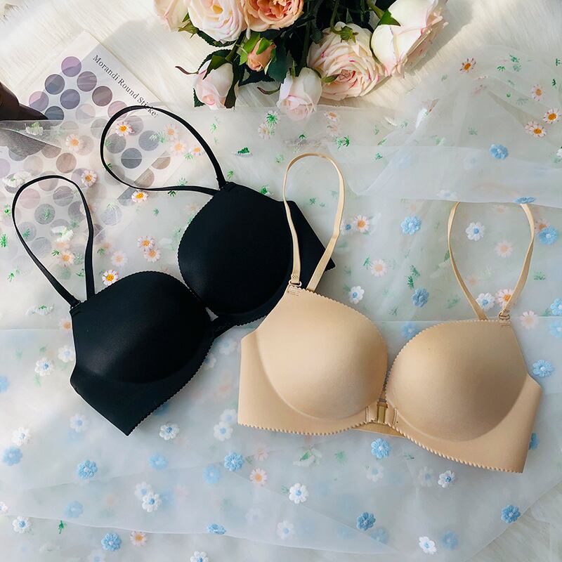 クレセントシティ2020新しい非ワイヤレス下着女性の薄い学生がブラを集める美しいバックプライマーシームレスブラ クレセントシティ11722681135