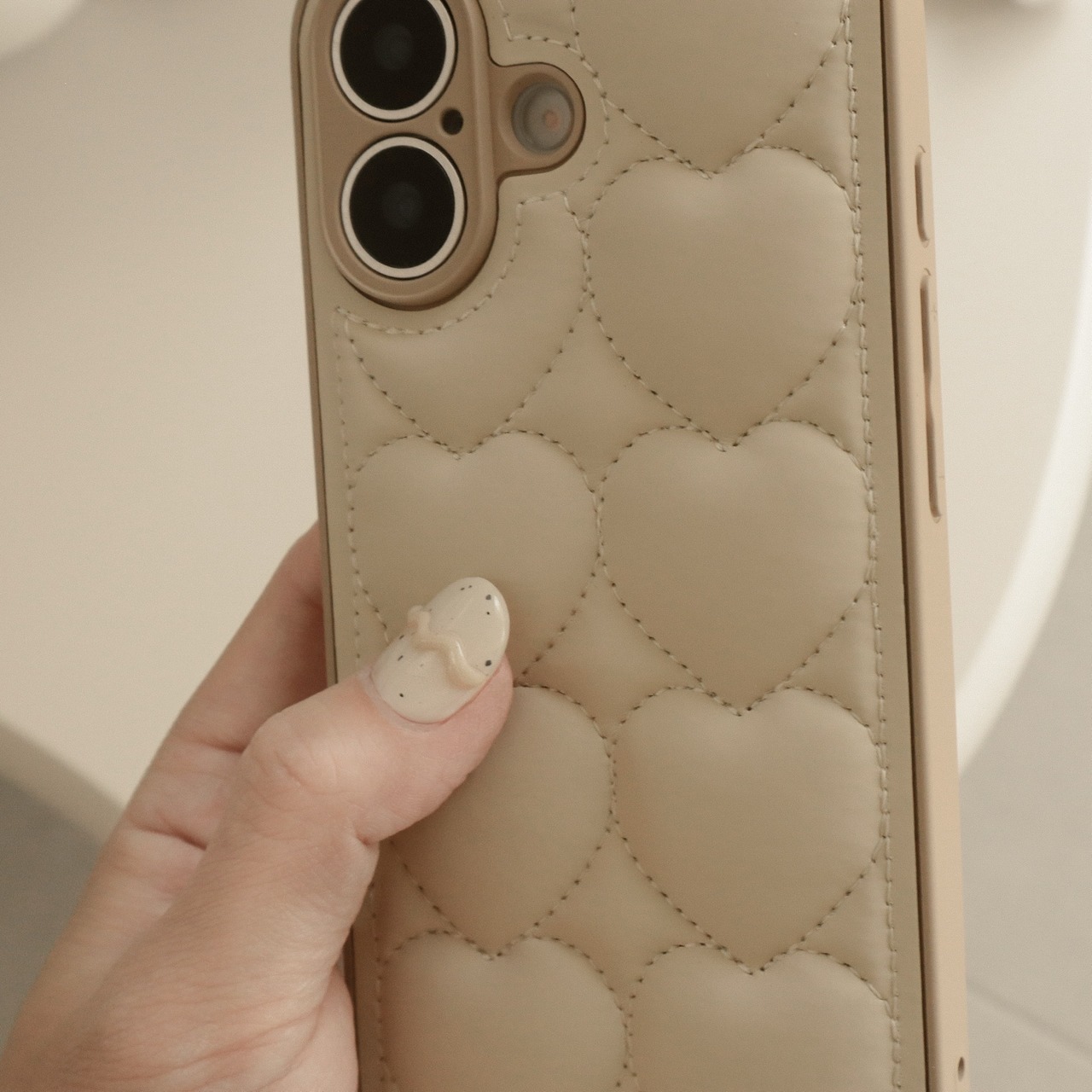 ［ phone case ］quilting heart