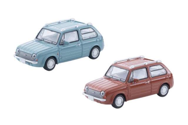 トミカリミテッドヴィンテージ NEO LV-N379a LV-N379b 日産 PAO（アクアグレー）（テラコッタ）1989年式 2台セット