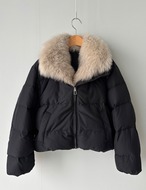 【新作5％OFF・3日間】FoxFur 100% & Goose-Down100% Short Padding_2colors
