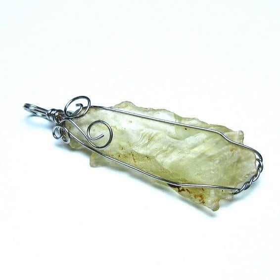 リビアングラス ペンダント 一点物 メール便可 [M便 1/20] 112-13574