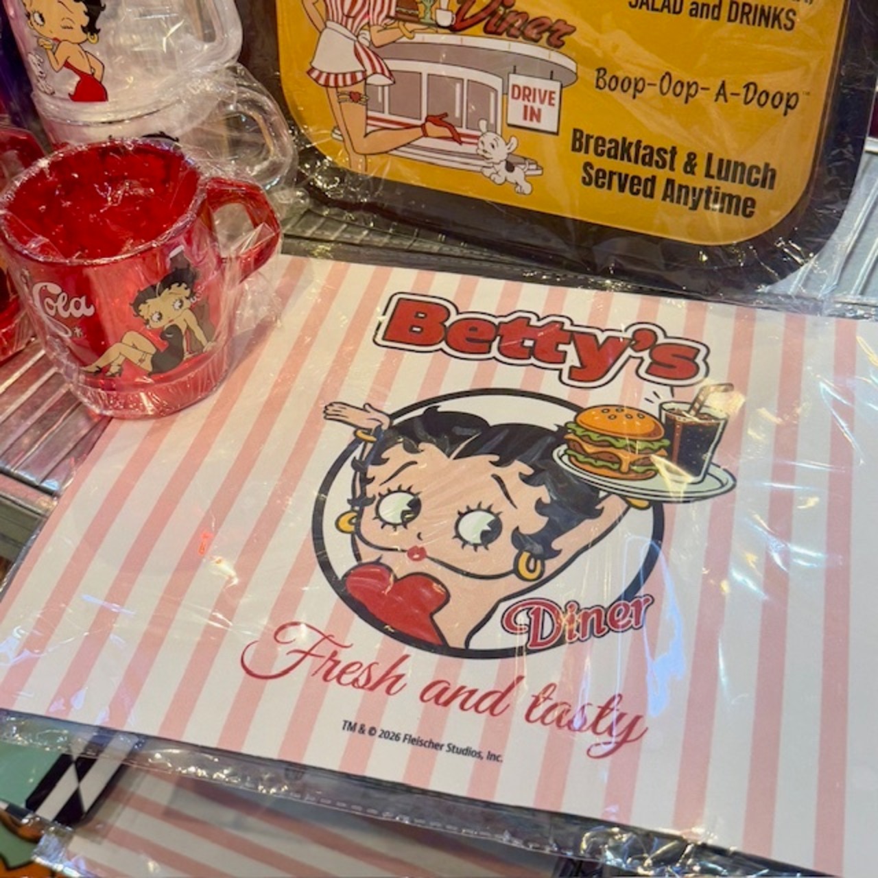 【BettyBoop】ダイナー マット Betty Boop DINER