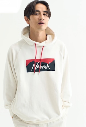 【20％OFF】NANGA ECO HYBRID BOX LOGO SWEAT HOODIE