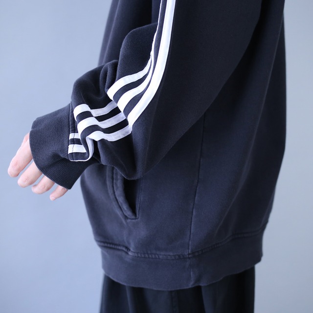 "adidas" one point logo embroidery  loose silhouette track jacket