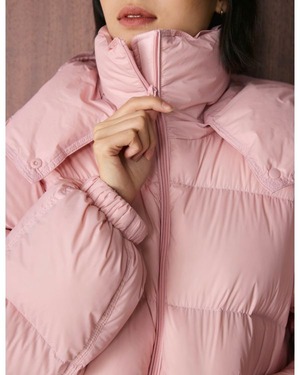 Drawstring Short Down Jacket