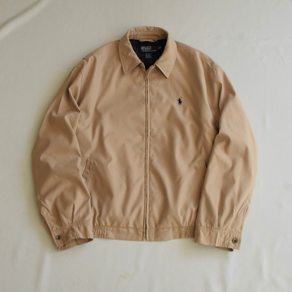 90s Polo by Ralph Lauren スウィングトップ メンズM ベージュ 