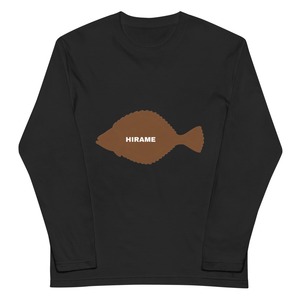 【HIRAME】ヒラメ（シルエット）長袖Tシャツ