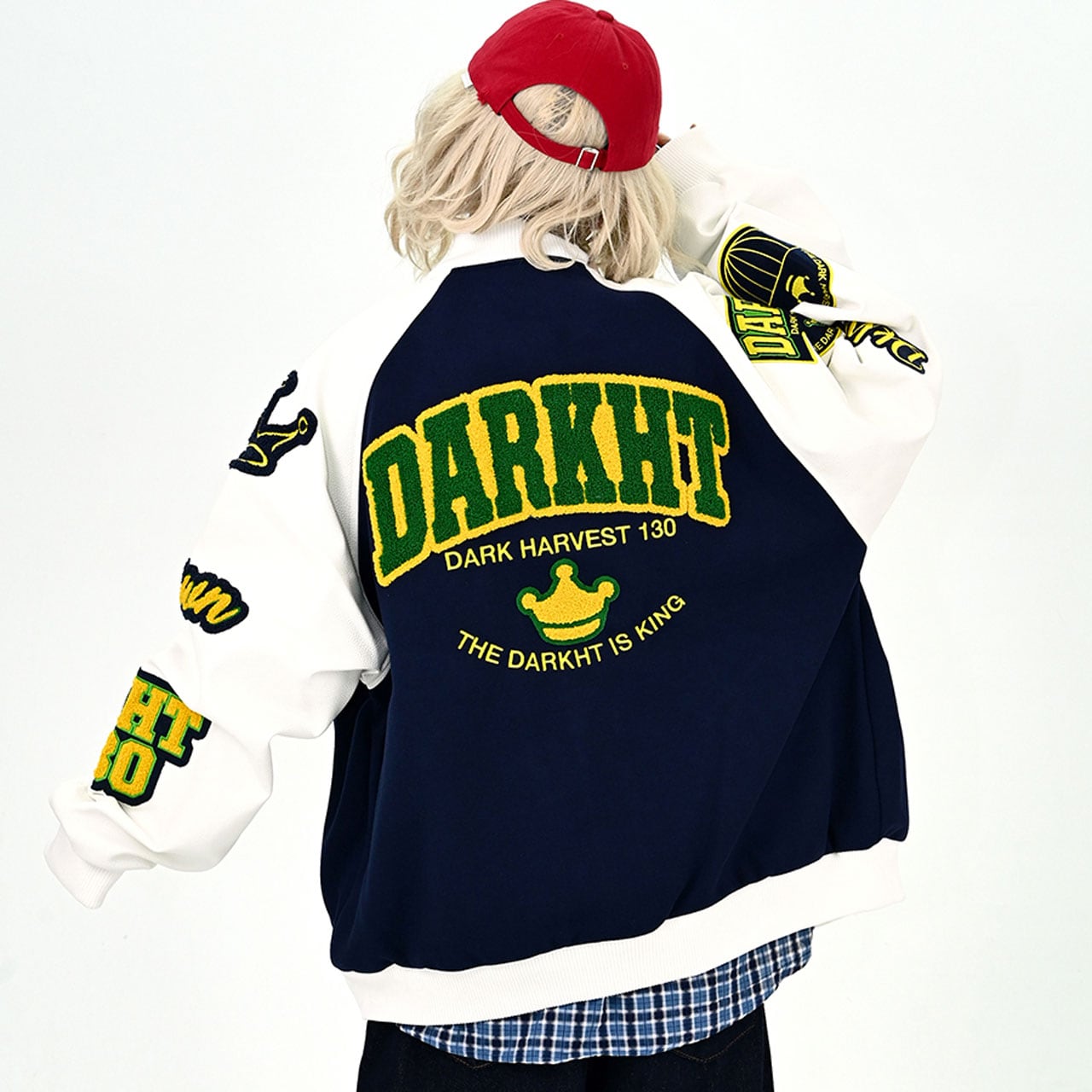 ビッグロゴカレッジスタジャン 2col R01002