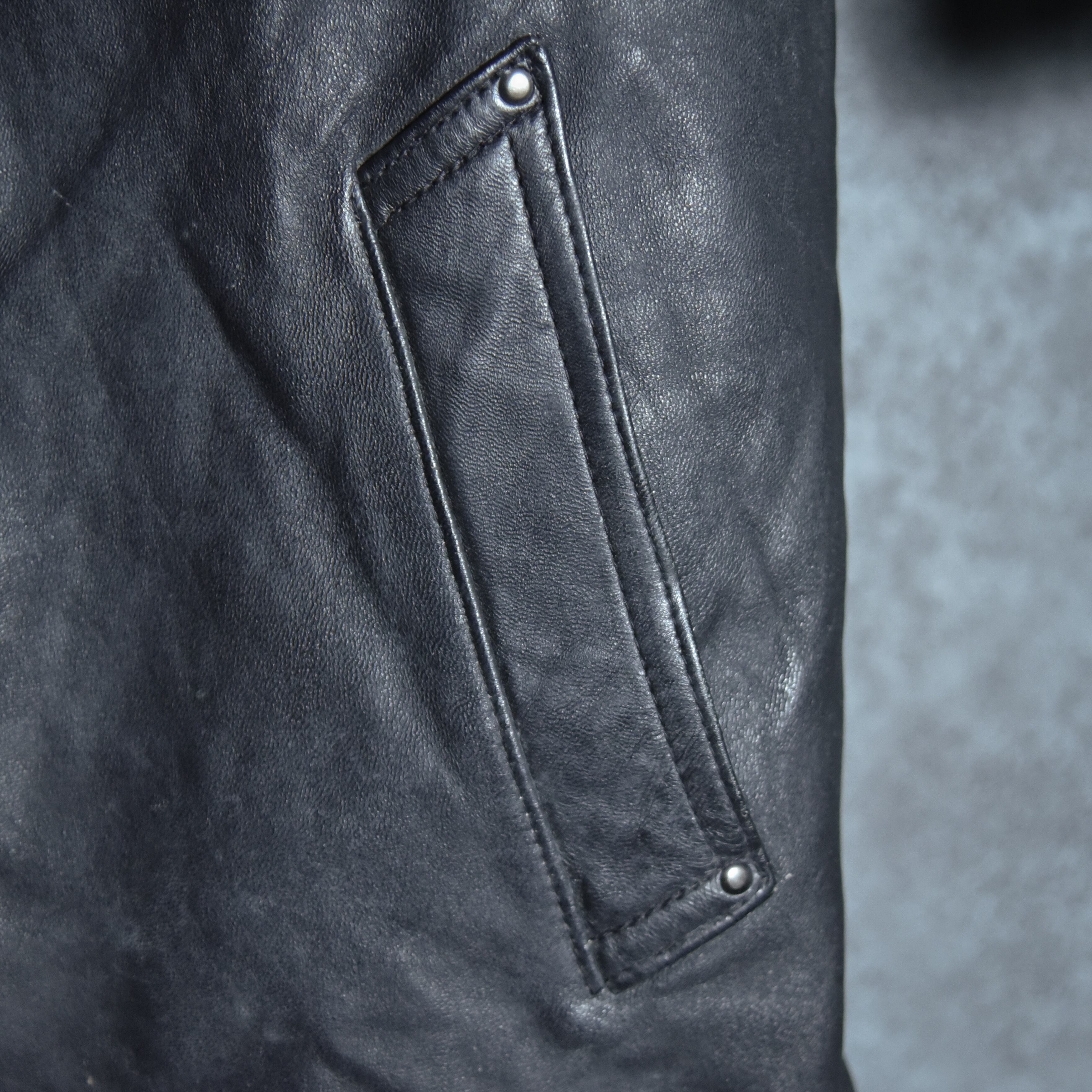 50-60s French Army Leather Fireman Jacket フランス軍 レザー