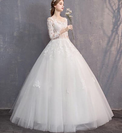 ウエディング ドレス シンプルドレス パーティードレス レース