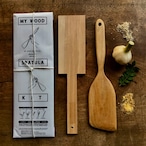 料理用木べらを手作りする 手作りキット SPATULA WHITTLING DIY KIT