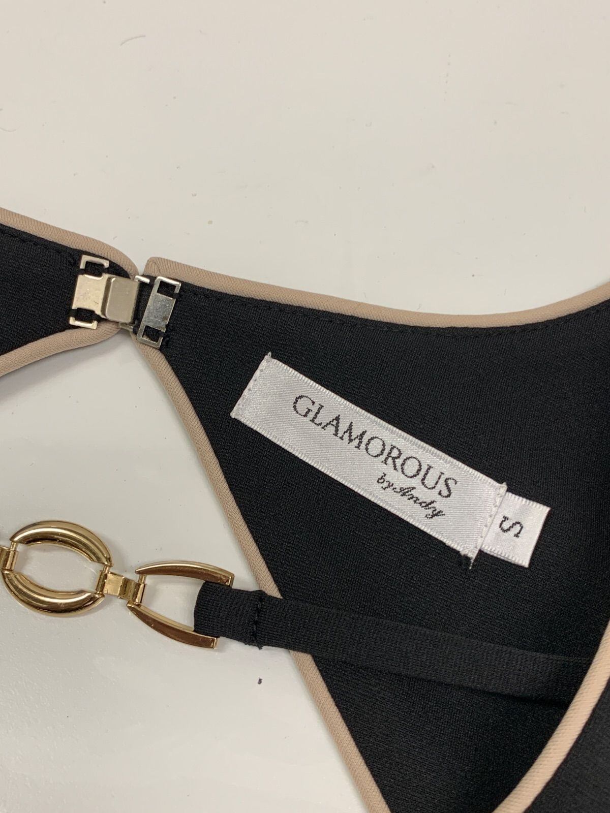 Andy GLAMOROUS チェーン 金ボタン ローブドフルール Andy GLAMOROUS チェーン 金ボタン ローブドフルール