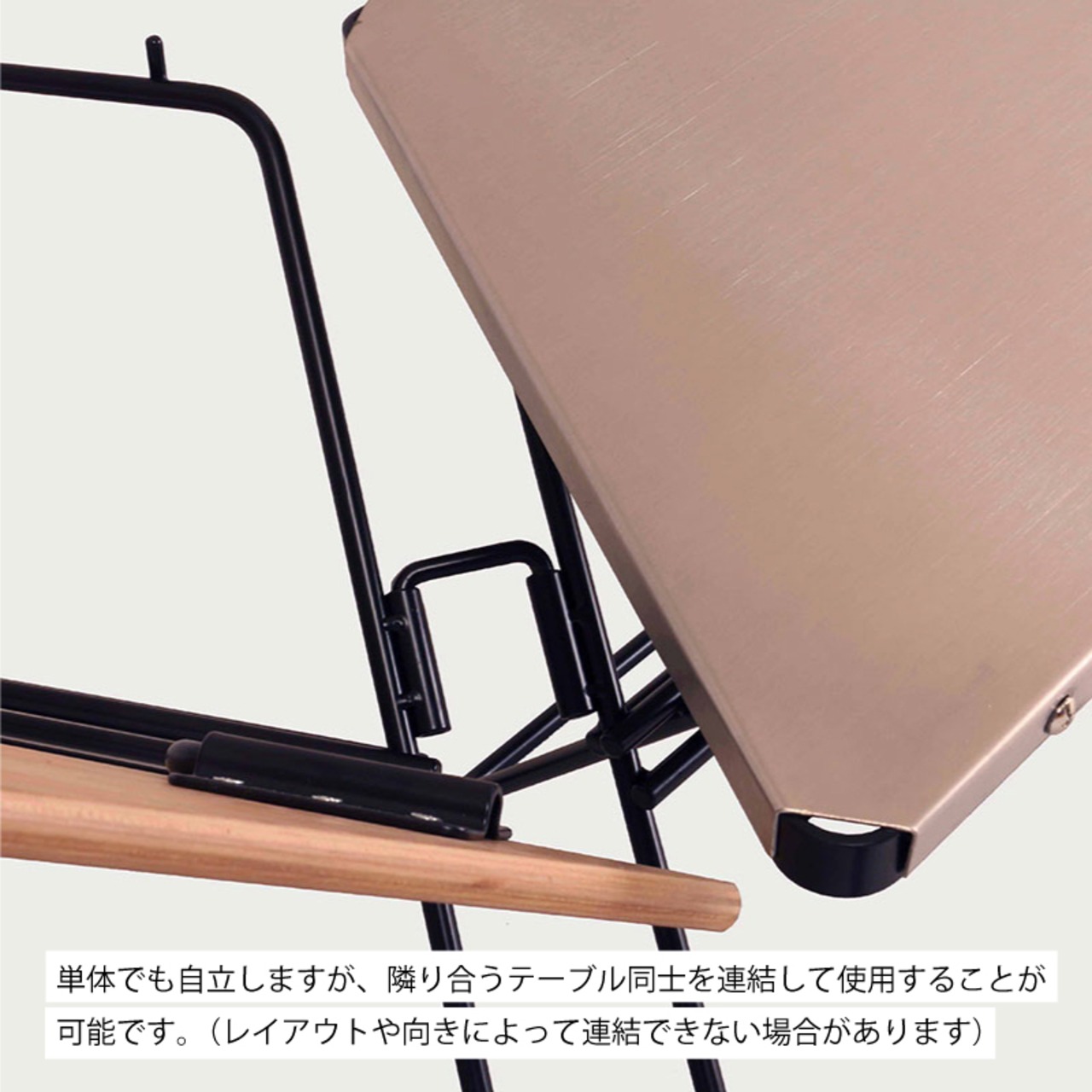 HangOut (ハングアウト) FRT Arch Table Single (Stainless Top) アーチ テーブル シングル ステンレス トップ