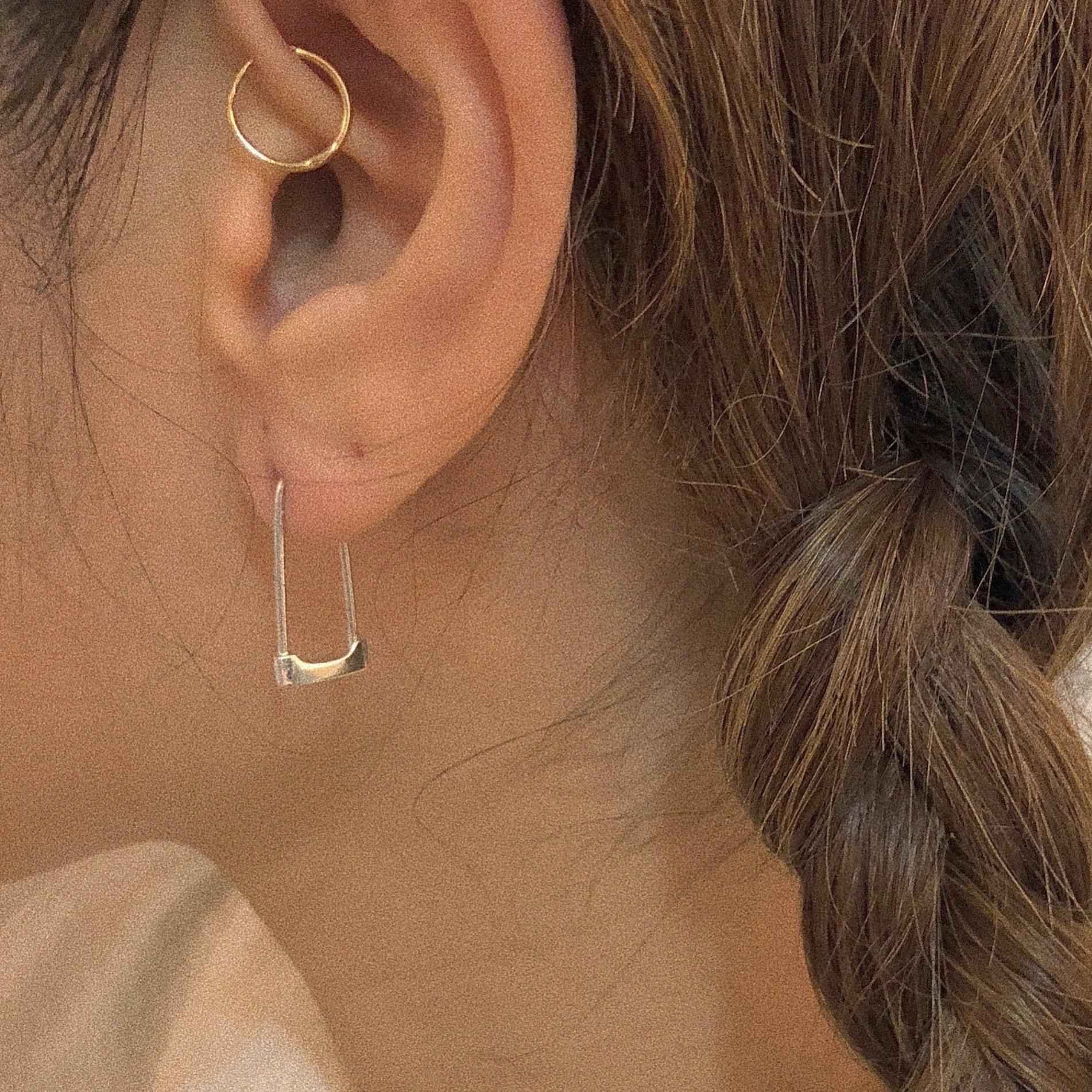 LANIE ピアス シルバー 18G - ピアス(両耳用)