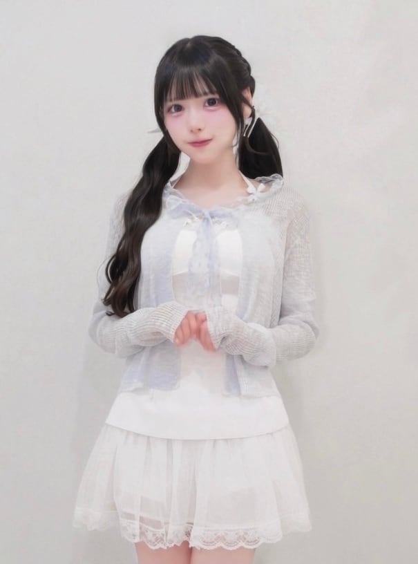 lace tulle mini skirt
