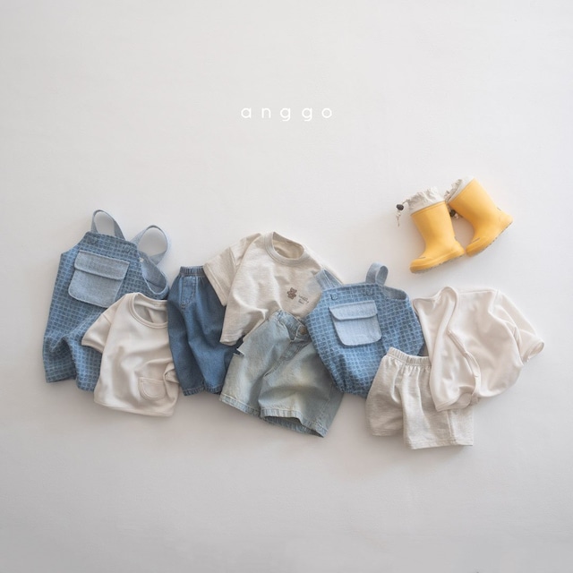 *即納* anggo サンドオーバーロールロンパ bebe